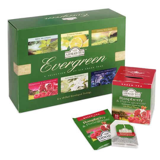 Ahmad Tea - Evergreen Selection 6 x 10 Foil Teabags Ahmad Tea - Evergreen Selection 6 x 10 Foil Teabags