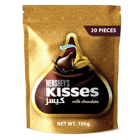 Hershey's Kisses Milk Chocolate 100gm-min Hershey's Kisses Milk Chocolate 100gm-min